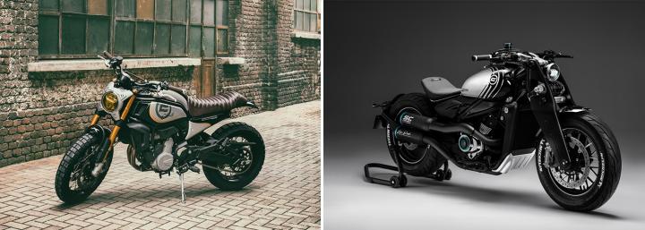 2023 Eicma'da Tanıtılan CF MOTO Motosikletleri : CFMOTO, 125NK,CF MOTO MT-X,CF MOTO 450MT... Vibler, CL ailesiyle devam ediyor: 450CL-C, ilk kez Avrupa topraklarında görünüyor. CFMOTO'nun yeni "Cool Life Cruising" modeli, 700CL-X ailesi tarafından destekleniyor. CFMOTO için yenilik büyük bir öncelik, ancak ifade ve tasarım da öyle: işte bu nedenle Custom Works doğuyor. Tüm motosiklet endüstrisindeki en iyi zanaatkar teknikleri aracılığıyla, CL-C LOW RIDE ve CL-X SPIRIT, 2023 EICMA'da görünüyor. CL-C LOW RIDE, CL-C serisinin açıkça belirgin stil ipuçlarını alır ve tamamen yeni bir hava kat. Arka kuyruğun bobber tarzı, büyük bir lastiğe uygun lenticular jantla vurgulanırken, tek koltuk konfigürasyonu tezat dikişle süslenir. LOW RIDE'ın agresif tavrı, çift egzoz sistemi ile daha da belirginleşirken, motor kasa bisikletin etrafındaki vurgu rengini hatırlatır. CL-C geleneksel damla şeklindeki yakıt deposu krom kaplı ve değiştirilmiştir. 2023, geleneklere saygı göstererek, CL-X SPIRIT'in sahneye olan görüntüsünü getirir. Scrambler ruhu, yeni yüksek, çift egzoz ile cesaretlendirilmiş, taze bir şekle sahip bir sele ve yüksek kaliteli deri altında oturan yepyeni bir profille arttırılır. Tekerleklerle off-road lastikler değiştirilmiş ve güncellenmiş süspansiyonlar ve frenler, tüp çerçevenin mükemmel bir şekilde vurgulandığı gövdeye özgü boyalar sayesinde stil dolu bir şekilde Scrambler hissini sürdürür.