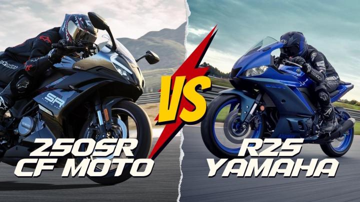 CFMOTO 250SR vs YAMAHA R25 Kıyaslaması, sizce bu Kıyaslamanın Galibi Kim olur. Bir Taraftan Çift Silindirli Motosiklet Bir Taraftan Tek Silindirli Motosiklet Si