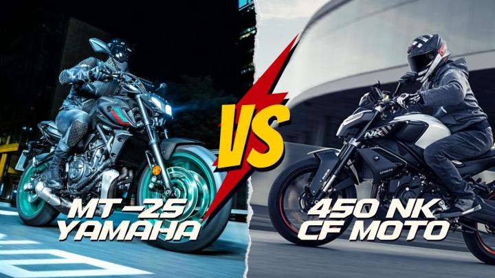 Bu iki Motosikleti Kıyaslamamızın amacı, iki motosikletinde fıyatı aynı olması. İşte Karşınızda Yamaha MT25 vs CF MOTO 450NK Kıyaslaması. Gelin CF MOTO 450 NK i