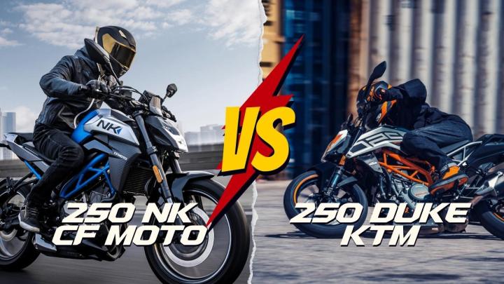 <p>CF MOTO 250NK vs KTM 250 DUKE Kıyaslaması bu kıyaslamanın kazananı sizce kim olur gelin hep birlikte bu iki güzel naked motosikletlerini inceleyeyim.</p>