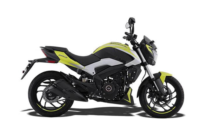 Bajaj Dominar D 250 Modello di motocicletta Specifiche: Coppia:23.5nm., Potenza:27hp, Peso:180, Velocità massima:165, Capacità serbatoio: 13, Consumo carburante: 3.3, Numero cilindri:1, Numero valvole: 4