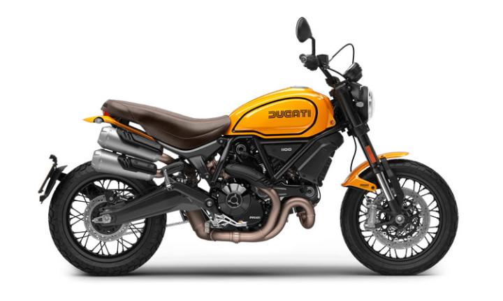 Ducati Scrambler 1100 Tribute Pro Modello della Moto Caratteristiche: Coppia:88nm., Potenza:86hp, Peso:211, Velocità Massima:220, Capacità del Serbatoio: 15, Consumo di Combustibile: 5.2, Numero di Cilindri:2, Numero di Valvole: 4
