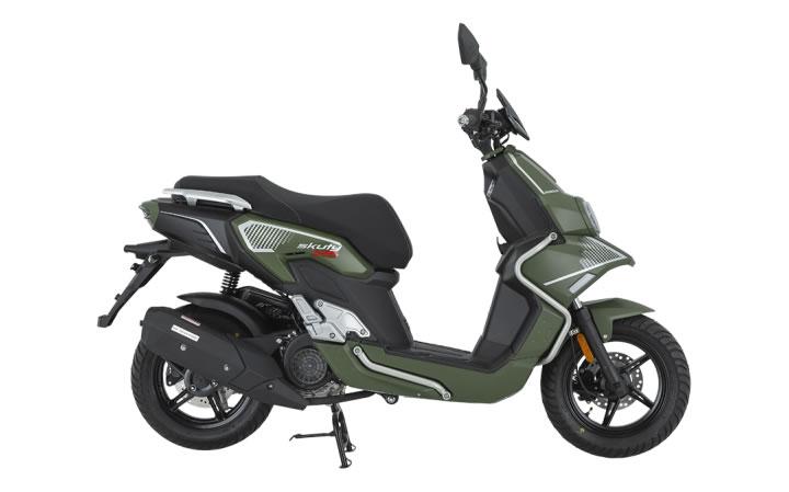 MONDIAL 125 Skuty Caratteristiche del Modello Moto: Tork:9nm., Güç:8.7hp, Peso:120, Velocità Massima:85, Capacità del Serbatoio: 6.4, Consumo di Carburante: 3.2, Numero di Cilindri:1, Numero di Valvole: 2