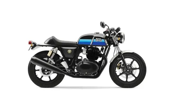 Royal Enfield Continental GT 650 Caratteristiche del Modello Moto: Tork:52nm., Güç:47hp, Peso:202, Velocità Massima:200, Capacità del Serbatoio: 13.7, Consumo di Carburante: 5.2, Numero di Cilindri:2, Numero di Valvole: 8