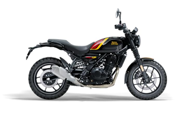 Royal Enfield Guerrilla 450 Caratteristiche del Modello Moto: Tork:40nm., Güç:40hp, Peso:185, Velocità Massima:180, Capacità del Serbatoio: 11, Consumo di Carburante: 4.5, Numero di Cilindri:1, Numero di Valvole: 4