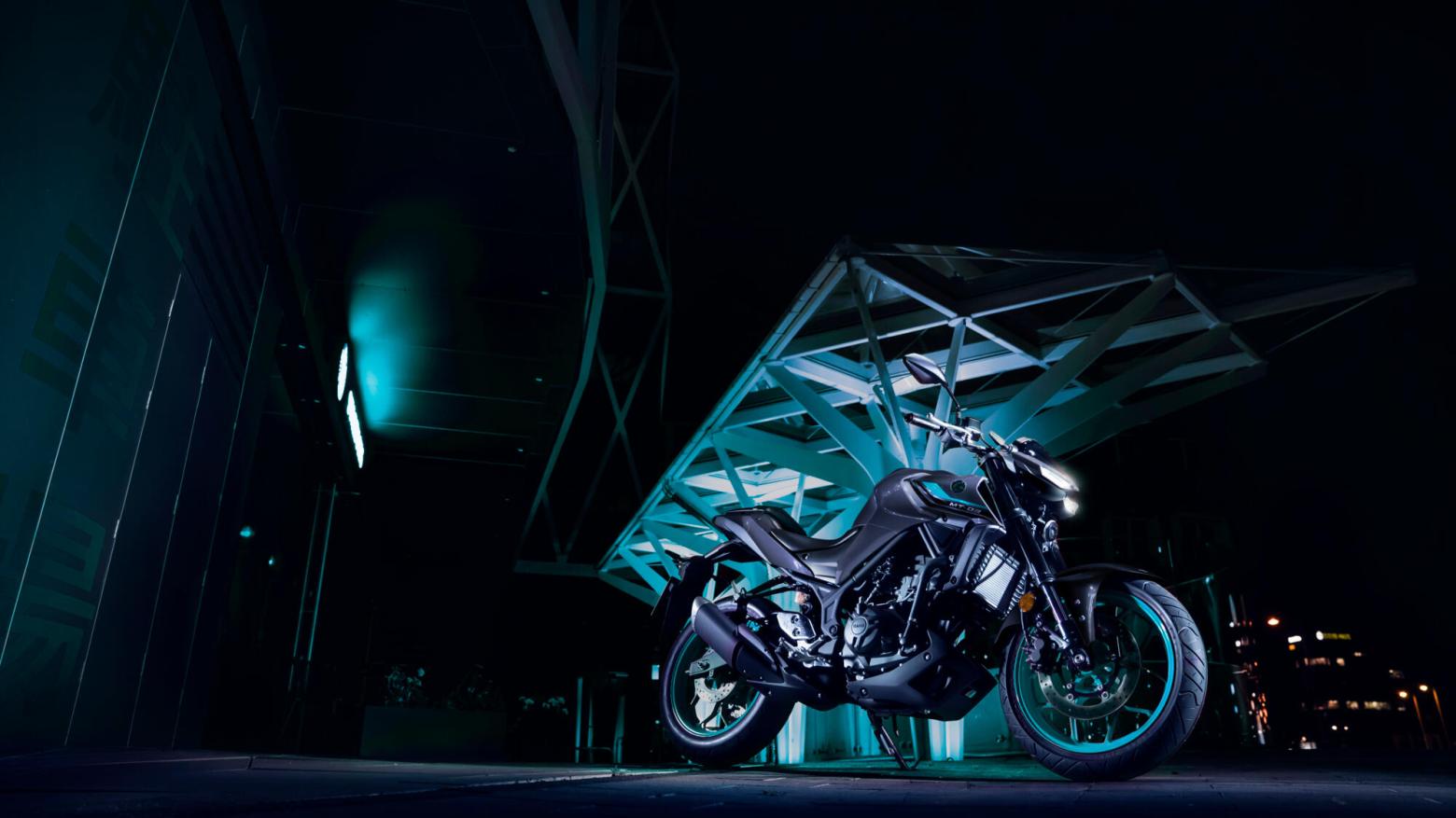 YAMAHA MT-03 Motosiklet Özellikleri : YAMAHA MT-03 42hp Güç, 29.6nm. Tork, 180km/h Top Speed, 300cc Motor Hacmi,  Fiyat : Henüz Ülkemiz de Fiyatı Belli Değil, , 168kg Ağırlık, Ön Hidrolik tek diskli fren, 298 mm; ABS, Arka Hidrolik tek diskli fren, 220 mm; ABS'ler Fren, Ön 110/70R17, Arka 140/70R17