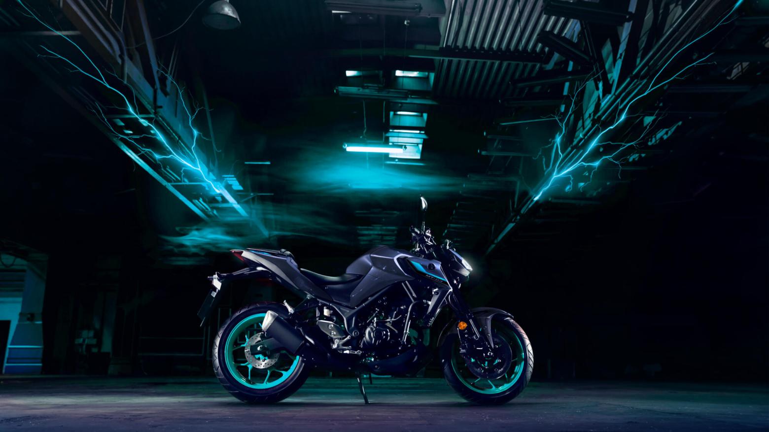 YAMAHA MT-03 Motosiklet Özellikleri : YAMAHA MT-03 42hp Güç, 29.6nm. Tork, 180km/h Top Speed, 300cc Motor Hacmi,  Fiyat : Henüz Ülkemiz de Fiyatı Belli Değil, , 168kg Ağırlık, Ön Hidrolik tek diskli fren, 298 mm; ABS, Arka Hidrolik tek diskli fren, 220 mm; ABS'ler Fren, Ön 110/70R17, Arka 140/70R17