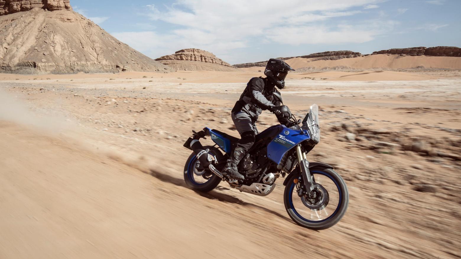 Yamaha Tenere 700 Motosiklet Özellikleri : Yamaha Tenere 700 72.4hp Güç, 68nm. Tork, 210km/h Top Speed, 700cc Motor Hacmi,  Fiyat : 548500TL Fiyat, , 205kg Ağırlık, Hidrolik çift disk, Ø 282 mm, Hidrolik tek disk, Ø 245 mm Fren, 90/90 - 21 M/C 54V, 150/70 R 18 M/C 70V